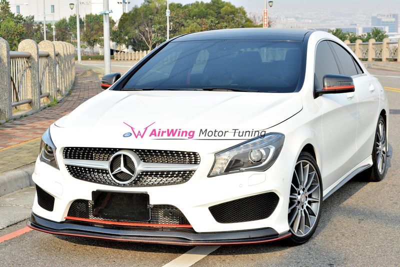 Benz W117 CLA45-CLA250 Future Design Carbon front lip 04